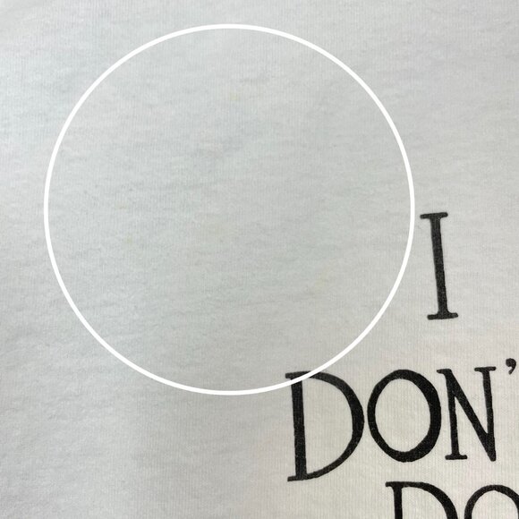 Vintage Cat Shirt I Don't Do Mouse Work Humor Graphic Tee White Unisex Oversized - Picture 13 of 16